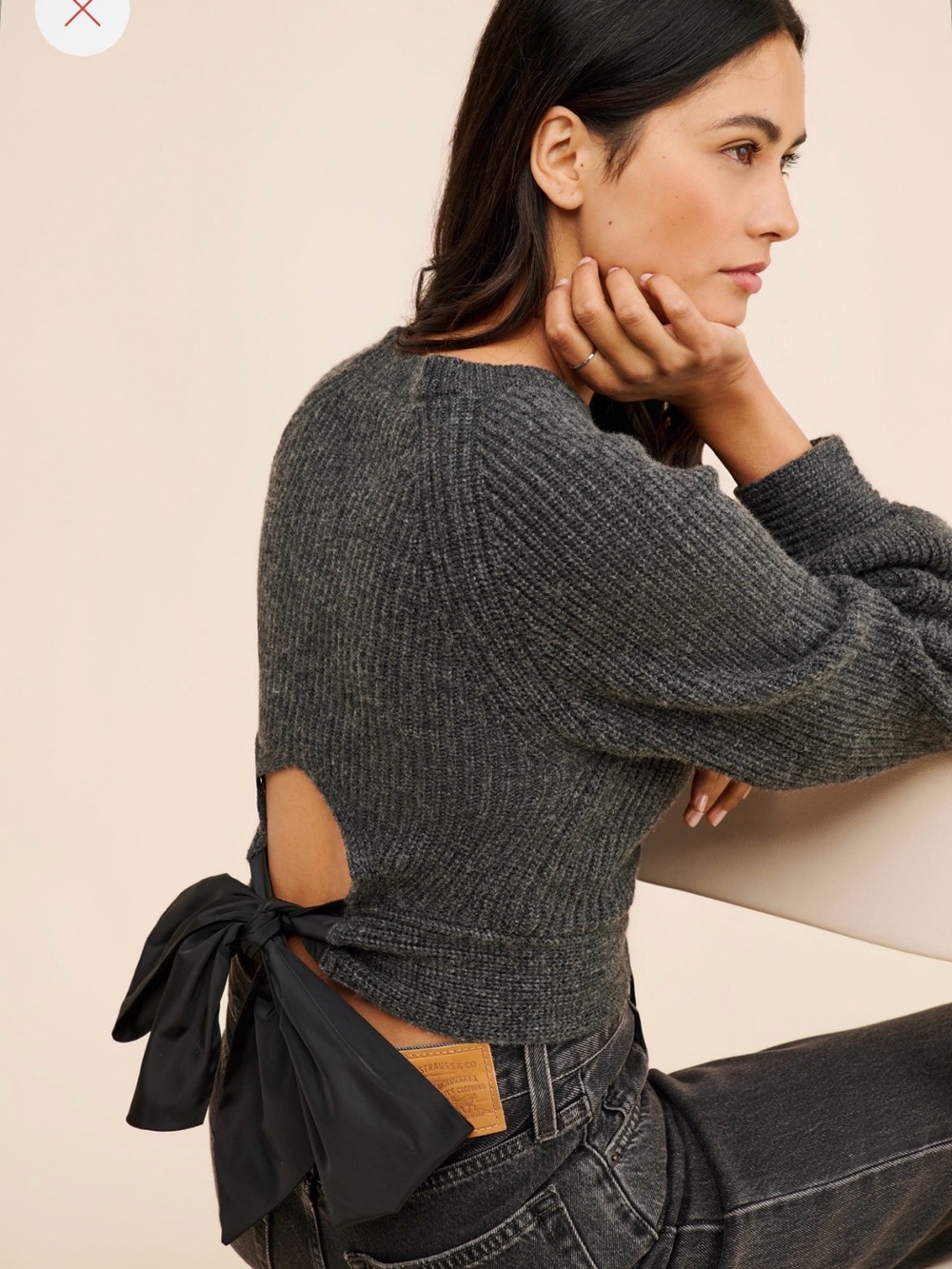 Elia Bow-back Sweater